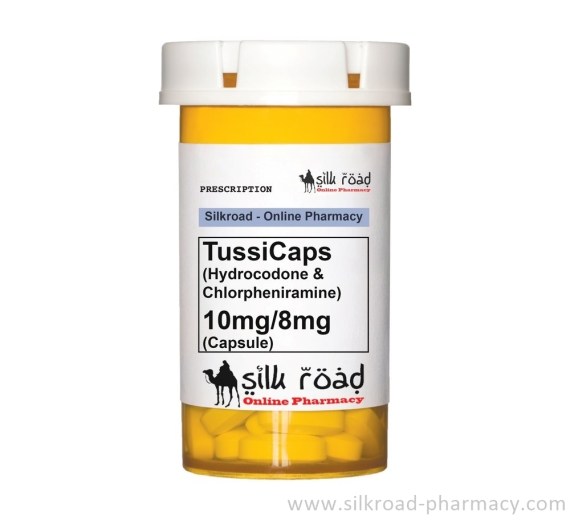 TussiCaps (Hydrocodone & Chlorpheniramine) 10/8mg capsule
