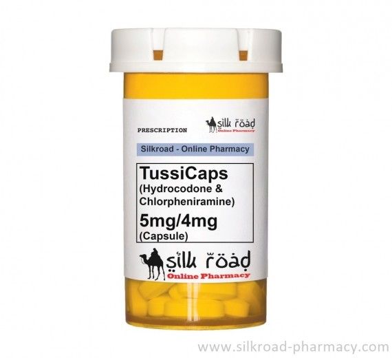 TussiCaps (Hydrocodone & Chlorpheniramine) 5/4mg capsule