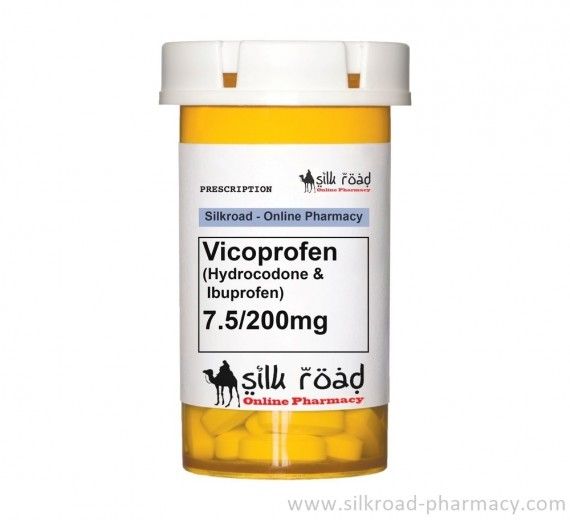 Vicoprofen (Hydrocodone & Ibuprofen) 7.5/200mg